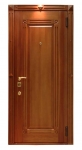 Сейф-двери с наружной отделкой из массива сосны